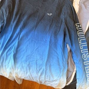 Hollister Navy Long Sleeve Tee